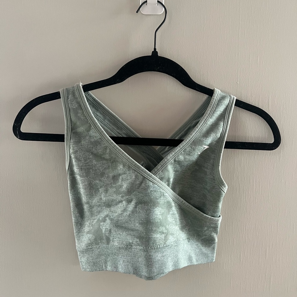 GymShark Camo Seamless Adapt Bra - Large